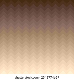 Brown yellow gradient geometrical cube waves seamless pattern