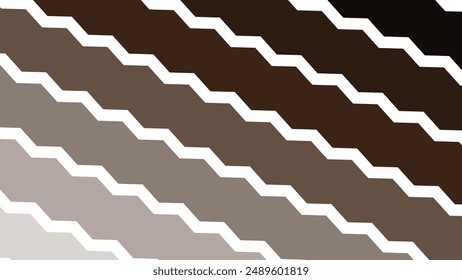 Brown Zig zag seamless pattern abstract background for backdrop or fabric style