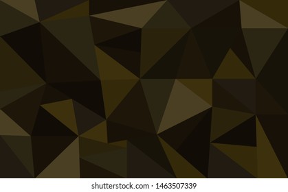 Brown,black and beige modern gradient triangle background texture made out of triangles of different sizes in vector art, to be used as background,texture for sites,posters. Low Poly texture