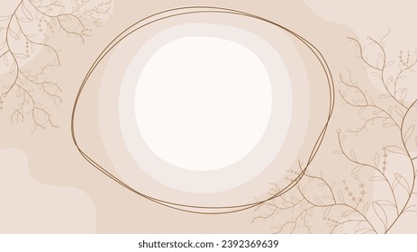 brown-cream-colored abstract charming  floral background for multipurpose commercial use