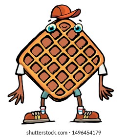 Browne Waffle Boy from 80's