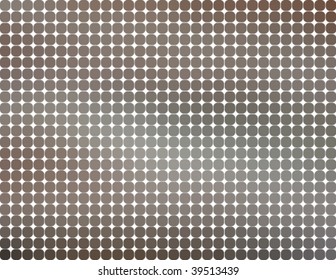brown-gray circle tiles mosaic, vector