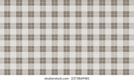  Brown-grey plaid fabric texture as a background