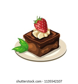 brownie food icon