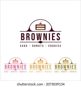 999 Brownie cake logo Images, Stock Photos & Vectors | Shutterstock