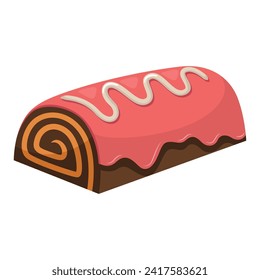 Brownies icon illustration. Vector design