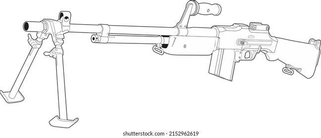 Browning M1918 is a light machine gun, as well as a family of automatic rifles of the same name, which were in service with the armies of different countries of the world during the XX century