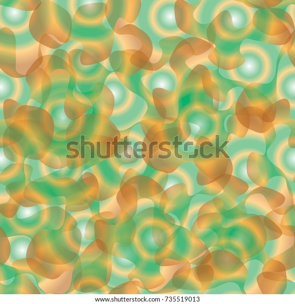 Brownish Green Amoebae Stock Vector Royalty Free 735519013