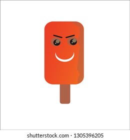 brownish red ice cream