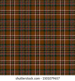 Brown,Khaki,Red,Gray,Black,Green and Yellow Tartan Plaid Scottish Seamless Pattern. Texture from tartan, plaid, tablecloths, shirts, clothes, dresses, bedding, blankets and other textile.