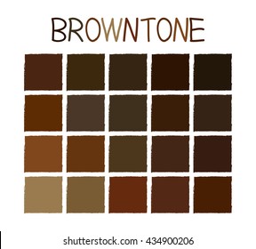 Browntone Color Tone without Name Vector Illustration