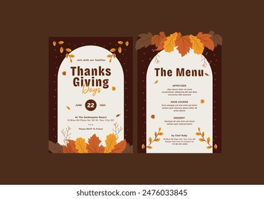 Browny Thanksgiving Days Invitation Template**_ is clean, modern, simply style, and moreover it’s friendly use. It’s Quick And Easy to use to save your time.