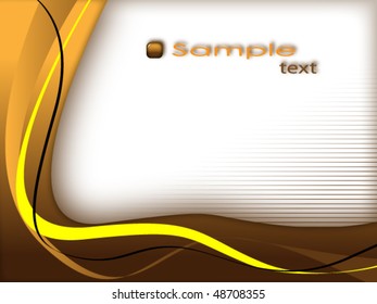 brown/yellow background template