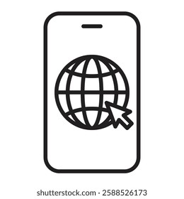 Browse Icon Isolated flat vector in outline