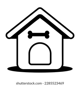 Browse the latest sketchy icon of dog house 