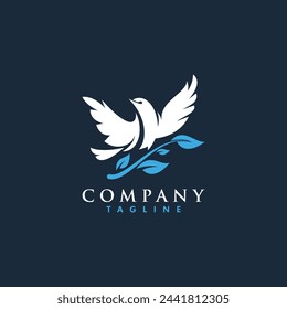 Browse through our selection of Dove logo designs that capture the essence of peace and unity in a sleek and refined manner. Choose a logo that speaks volumes