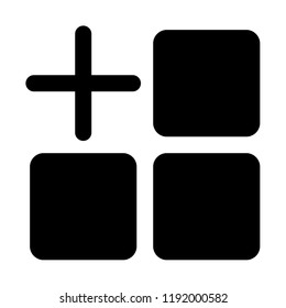 browser add webpage icon. Element of internet browser for mobile concept and web apps icon. Thin line icon for website design and development, app development