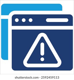 Browser Alert Icon Element For Design