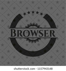 Browser black badge