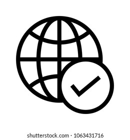 browser check  Vector icon