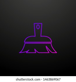 Browser cleanup outline nolan icon. Elements of security set. Simple icon for websites, web design, mobile app, info graphics