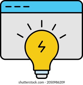 Browser concept Isolated Vector icon which can easily modify or edit

