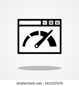 Browser Console Icon with Gray Shadow