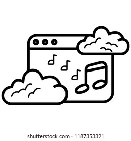 browser details music webpage icon