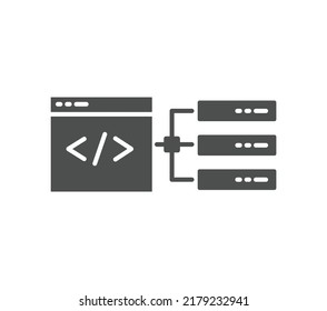 Browser File Icon Browser File Server Stock Vector (Royalty Free ...