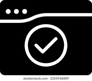 Browser-Glyphe-Symbol-Vektorgrafik