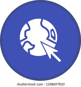 Browser Glyph Round Circle Multicolor BG