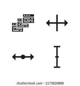browser icon. 4 browser vector icons set. cursor and browsers icons for web and design about browser theme
