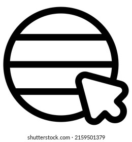Browser-Icon-Design, Vektorgrafik, am besten für Präsentationen oder Web-Apps verwendet