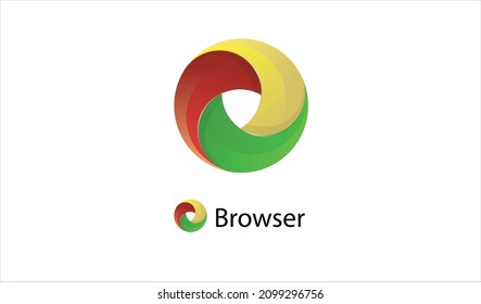 browser icon gradient Logo Concept