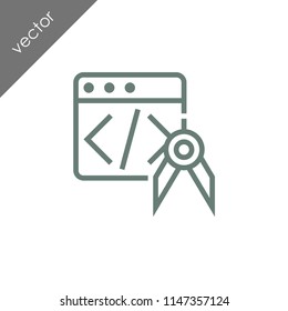 browser icon - illustration