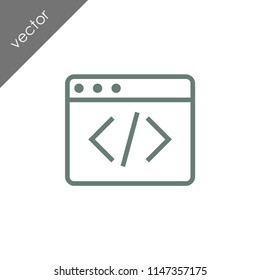 browser icon - illustration