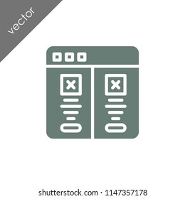 browser icon - illustration