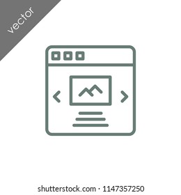 browser icon - illustration