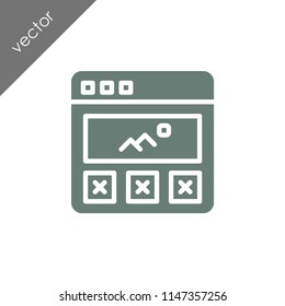 browser icon - illustration