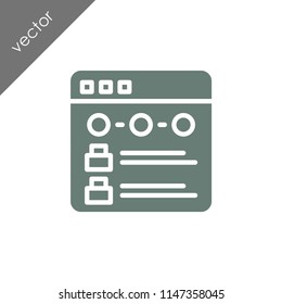 browser icon - illustration