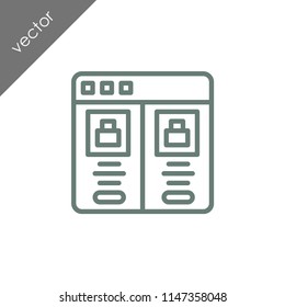 browser icon - illustration