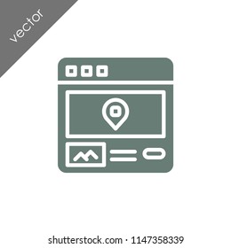 browser icon - illustration