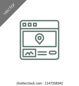 browser icon - illustration