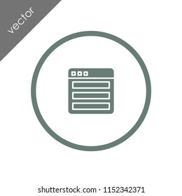 browser icon - illustration