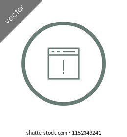 browser icon - illustration