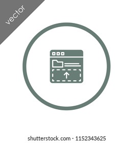browser icon - illustration