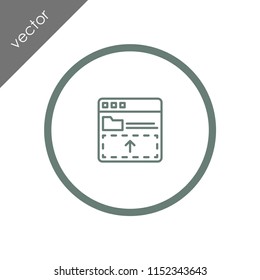 browser icon - illustration