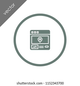 browser icon - illustration