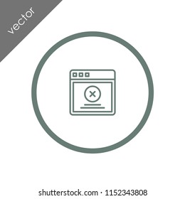 browser icon - illustration