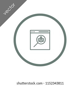 browser icon - illustration